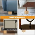 thumbnail image 4 of Table Leg Risers Couch Lifters Chair Risers Raising Block Bed Foot Table Legs Furniture Wood 5.00X5.00X5.00CM 4 Pcs, 4 of 6