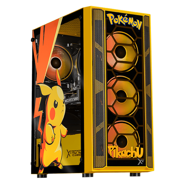 PC Gamer IA Xtreme PC Gaming NVIDIA GeForce RTX 5060 AMD Ryzen 7 5700 16GB SSD 1TB WIFI Pikachu Edition Productividad Versátil Acelerada con IA