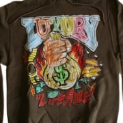 Luxury Lifestyle Men's Brown Hoodie (Large)
