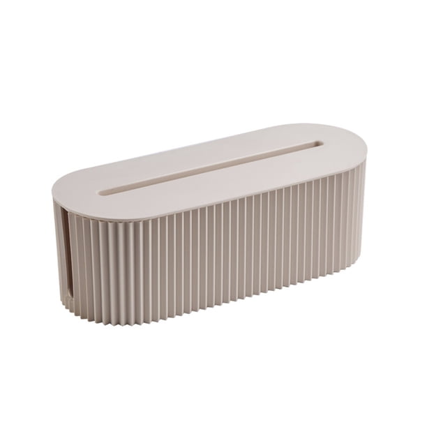 Advancent La caja de almacenamiento del tablero del enchufe nórdico fácil de instalar de los PP dice adiós a los cables desordenados ligeros y Cocina y Comedor Blanco