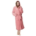Labakihah Robes For Women Women Hooded Bathrobe Lightweight Soft Plush Long Flannel Sleepwear