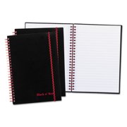 Black n' Red Twinwire Semi-Rigid Notebook Plus Pack Legal 5 7/8 x 8 1/4 70 Sheets 3/PK 67026