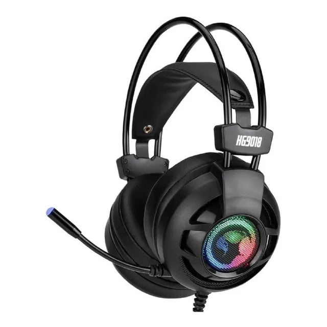 Diadema GAMER Marvo HG9018 Sonido 7.1 USB 2.4m Micrófono Luz