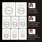 Olivia Garden NanoThermic Ceramic + Ion Round Thermal Hair Brush NT-44 (1 3/4)