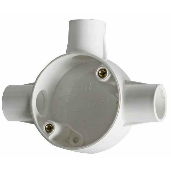 PRO POWER - 3-Way T-Box - 20mm System - White