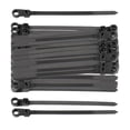 thumbnail image 1 of Bridas de nailon perfecl 100 Uds autoblocantes con orificios para tornillos, 1 of 8