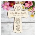 thumbnail image 6 of Drevy Baptism Crosses Ivory Cross Decorations for Wall Baptism Gifts for Girls Christening Gifts for Girls 1st Communion Gifts for Girls Baby Baptism Gifts for Girl Wooden Ornaments, 6 of 7