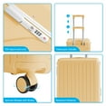 thumbnail image 4 of TABU 20" Ride on Luggage with Seat for Kids, Kids Luggage with Wheels & TSA Lock for Travel,Yellow, 4 of 8