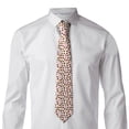 thumbnail image 3 of Men's Ties, Cute Chocolate Print Satin Ties for Men, Mens Formal Neck Ties for Business Weeding Gift, 3 of 5