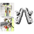 thumbnail image 1 of 1 par de bloques de freno de bicicleta, pastillas de freno, zapatos de repuesto de freno en C, aleación de aluminio, silencioso, resistente al desgast Macarena Bloques de freno de bicicleta, 1 of 8