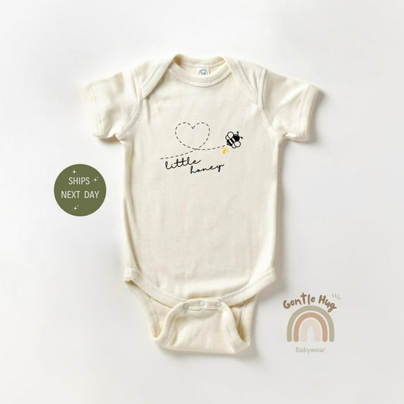 Baby Bodysuit BELLA CANVAS Little Honey Baby Onesie, Bee Lover Onesie, New Baby Bodysuit, Cute Bumble Bee Onesie, Cute Baby Onesie, Cute Bumblebee Bodysuit