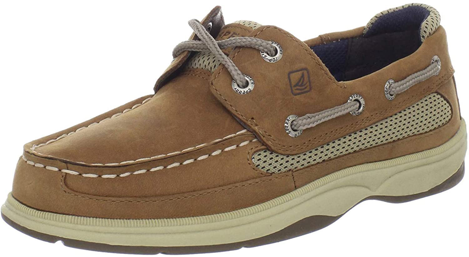 Sperry Boys Kids Lanyard Boat Shoes Brown 2 M