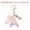 A, variant on Alphabet Initial Letter Keychain, Resin Cute Keychains with Tassel Butterfly Letter Pendant Charm P