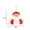 B, variant on Falleo Clearance Christmas Ornaments Home Furnishing Decoration Tree Ornaments Holiday Gifts