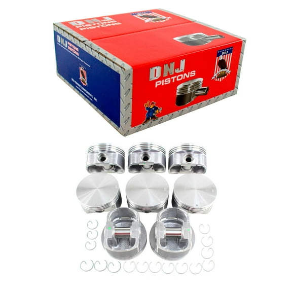 DNJ P3163 Std. Complete Piston Set Fits Cars & Trucks 02-04 Chevrolet Escalade 6.0L OHV 16v