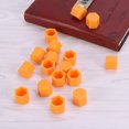 thumbnail image 3 of KAKOWELY Couvre-Écrou de Roue 20 Pcs Couvre-Écrou de Roue Boulons Couvre Vis Protection Caps (Orange 17mm)0.83"X0.83"X0.79 Pouces, 3 of 4