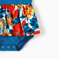 thumbnail image 5 of PatPat Family Matching Floral Panel T-Shirt and Ruched Drawstring Side Bodycon Strap Dress Sets, 5 of 5