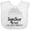 AA-White, variant on Inktastic Together, We Fight Lung Cancer Awareness Boys or Girls Baby Bib