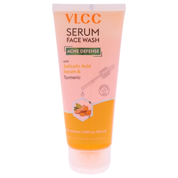 Sérum protector contra el acné VLCC Face Wash con cúrcuma, 100 ml