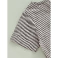 thumbnail image 6 of vera natura 2Pcs Baby Boy Summer Outfits, Short Sleeve Button Down Pocket Tops + Shorts Set Toddler Clothes, 6 of 8