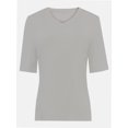 thumbnail image 5 of Women's Short Sleeve V Neck Casual Basic Solid Color Pullover Lightweight Soft Knit T-Shirt Tops, 5 of 5