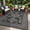 Black/Gray, variant on Reversible Outdoor Plastic Straw Doormat - Waterproof, Collapsible Vintage Area Rug for Patio, Garden, Deck, Camping, Picnic, Porch, Balcony - 9x18ft, Black/Gray - USA