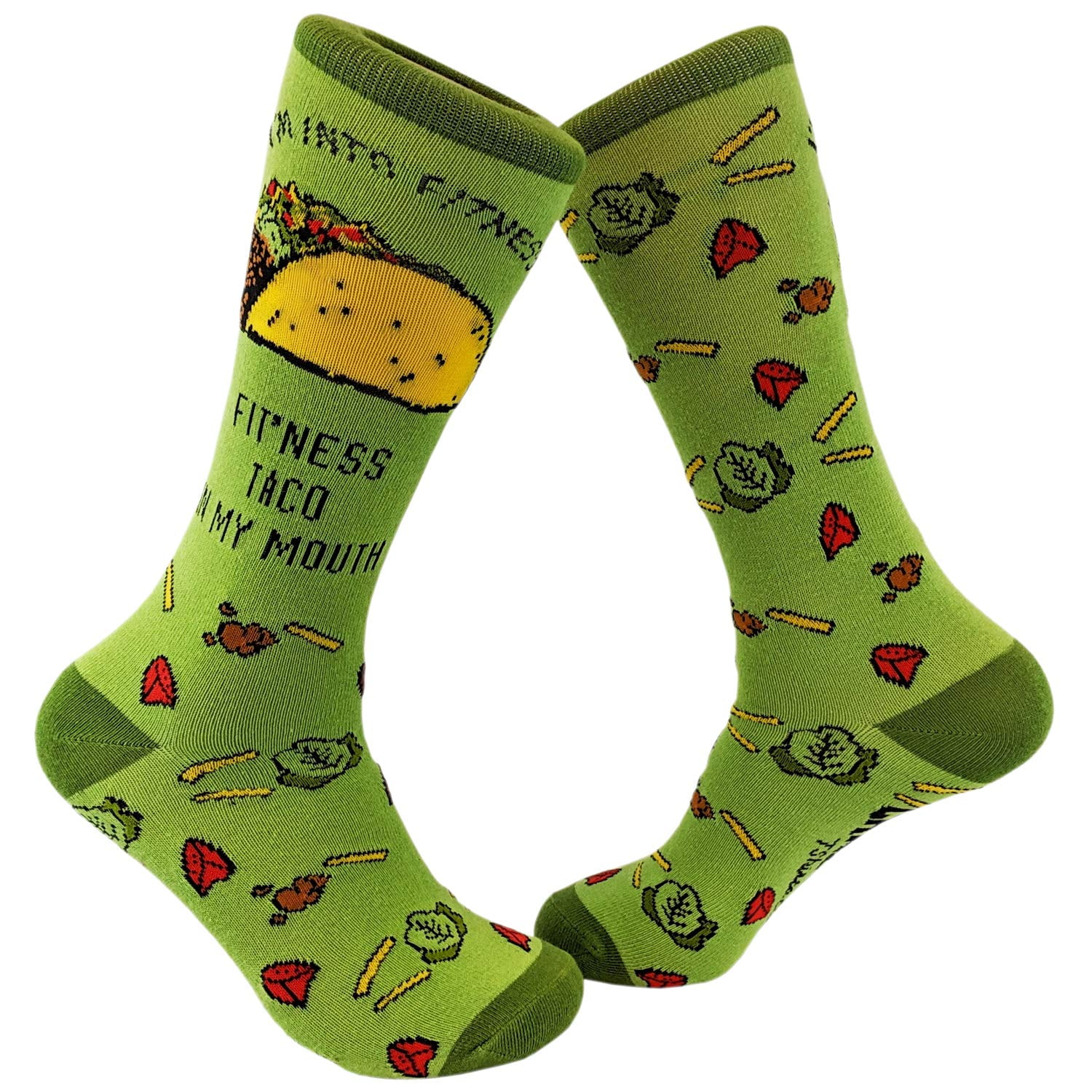 Clothing Socks Fitness Taco Sock Funny Cute And Humorous