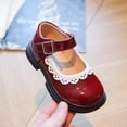 thumbnail image 3 of Girls Dress Shoes Mary Jane Shoes for Girl Low Heel Princess Wedding Shoes, 3 of 7