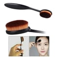 thumbnail image 1 of Pinceles de maquillaje, cepillo de dientes cosmético ovalado, cepillo para polvos faciales y colorete profesional, herramienta de maquillaje, 1 of 8