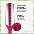 thumbnail image 3 of Conair x Tamera Mowry Housley Detangle Curly Hair Brush, Pink, 3 of 7