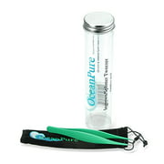 OceanPure Stainless Steel Ingrown Hair/Splinter Beauty Tweezer (Green)