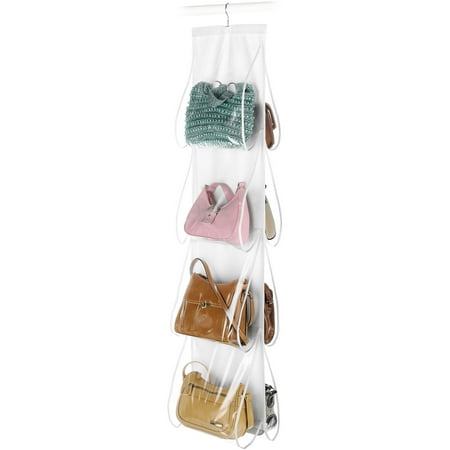 Whitmor White Hanging Handbag File