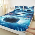 thumbnail image 3 of jejeloiu Ice Hockey Game Bed Sheets,Boys Sport King Sheets,Ice Skating Sheet Set For Teens,Ultra Soft Home Decor,4pcs, 3 of 7