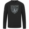 thumbnail image 2 of Men's Levelwear  Black Oakland Athletics Mandate Buckler Pullover, 2 of 3