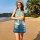 thumbnail image 3 of Disketp Sunshine Cute Winged Cat para Vestido sin Mangas para Mujeres, Vestidos de Verano para Mujeres, Casual y Holgado para la Playa, 3 of 7