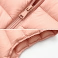 thumbnail image 4 of Children Light Vest Stand Collar Solid Color Warm Down Jacket Vest Kids Girls Boys Winter Clothe, 4 of 9
