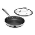 thumbnail image 1 of HexClad Poêle à Frire Hybride Antiadhésive 7 Pouces avec Couvercle en Verre Trempé Poignée Résistante au Froid Lavable au Lave-Vaisselle Compatible Induction jusqu'à 900F Compatible avec Toutes les Plaques de Cuisson, 1 of 1