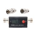 thumbnail image 2 of Medidor de potencia SWR RD106P Medidor SWR digital, Fmb VHF , 80-999MHz, carga por cable USB, con cable USB, medidor SWR negro de 120 W Medidor SWR Baoblaze Medidor de ROE, 2 of 8