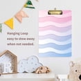 thumbnail image 4 of FORMRS Acrylic Clipboard with Low Profile Clip Standard A4 Letter Size, 12.5" x 9", Light Blue Gradient, 4 of 8