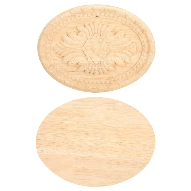 Apliques De Madera Caucho Natural De Estilo Clásico De Apliques Tallados Para La Decoración De Muebles Para El Hogar ANGGREK Otros