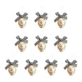 thumbnail image 4 of LEWEEN 12 Pcs 3D Easter Egg Gold Foil Pendants, 1.6 x 1.2 Inch Water-Resistant Decor, Perfect for Easter Party Home Garden Patio Window Tree Ornaments, 4 of 8