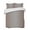 Brown and Gray, variant on Quilts Full Size Bedding Set, Turquoise Ombre Lightweight Quilted Comforter, Modern Gradient Abstract Art Soft Reversible Bedspread Coverlet with Pillow Covers for All Season, 78" x 90"