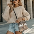 thumbnail image 4 of Kuiaobaty Cheetah Leopard Print Crossbody Bag for Women Trendy, Roomy Multi Pockets Vegan Leather Shoulder Handbag Crossbody, Casual Travel Hobo Purse with Adjustable Strap, 4 of 7