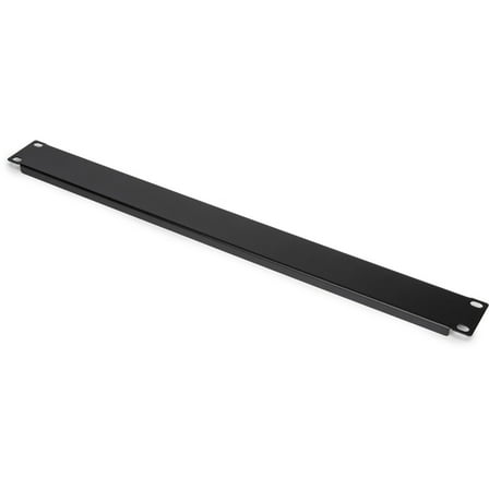 Rocstor Y10E011-B1 Blank Panel 1u- 10 Pack-black Cpnt Heavy-duty Cold Rolled Steel Crs