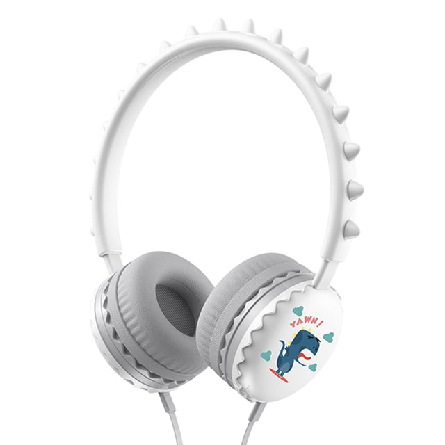 Lindos Auriculares de Dinosaurio para Niños en La Oreja, Livianos, con Conector de 3,5 Mm, Micrófono Incorporado, Auricular Estéreo Portátil Sunnimix auriculares para niños