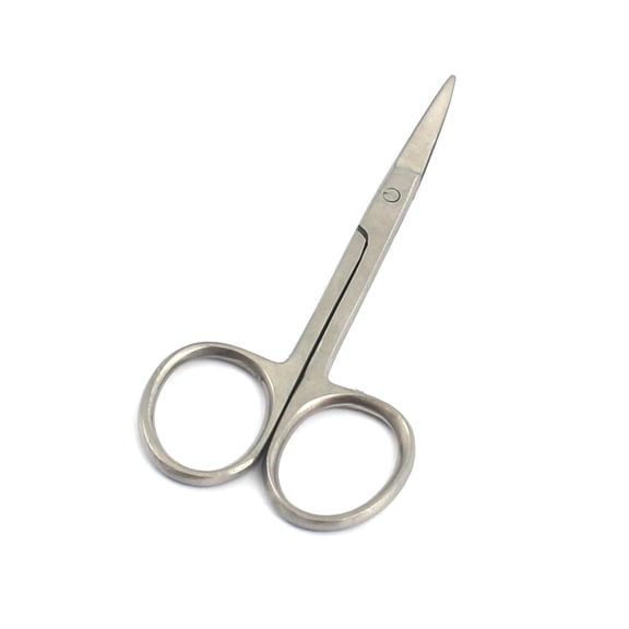 Odontomed2011 Stainless Steel Eyebrow Moustache Facial Nose Ear Hair Curved Edge Scissors (NAIL) Odm