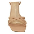 thumbnail image 6 of Tan Strappy Square Toe Asymmetric Heel, 6 of 6
