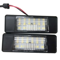Huhudde 2Pcs Easy Installation Car Number Plate Light LED Lamp Fit for X-Trail JUKE