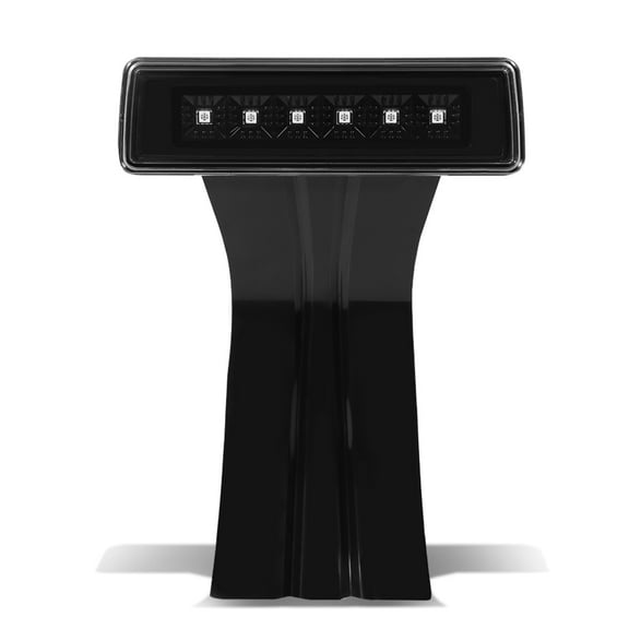 DNA Motoring 3BL-JWR07-CL For 2007 to 2017 Jeep Wrangler JK LED 3rd Third Tail Brake Light Rear Stop Lamp Chrome Housing 08 09 10 11 12 13 14 15 16