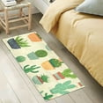 thumbnail image 6 of Cactus Luxury Kitchen Rug Non Slip Bathroom Plush Mat Shaggy Bedroom Carpet 39"x20", 6 of 6